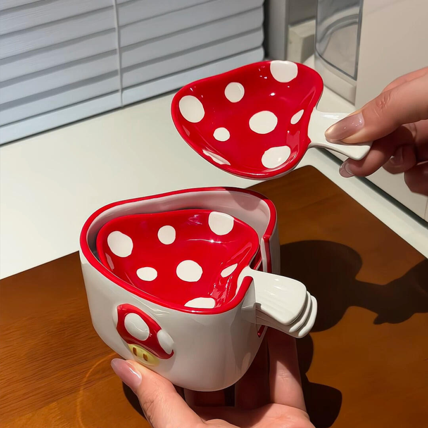 蘑菇蘸料碟套装可爱家用高颜值陶瓷特别好看的饺子火锅烤肉小盘,餐饮具,碟,淘宝优惠券,粉丝福利购,淘宝优惠卷