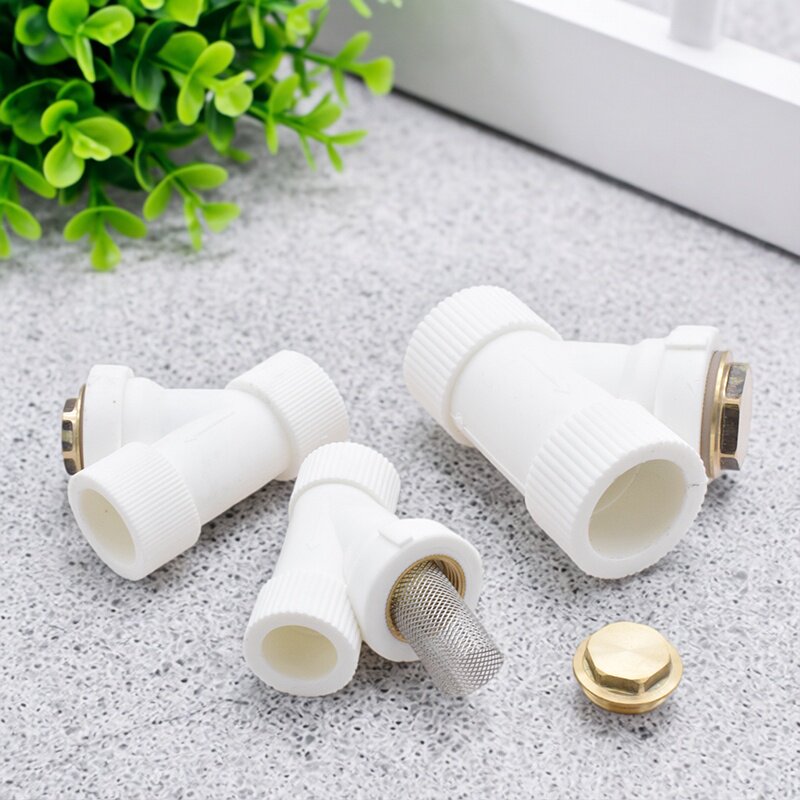 Y型过滤器ppr 20 25 32 4分6分1寸Y型过滤器ppr水管配件暖气配件