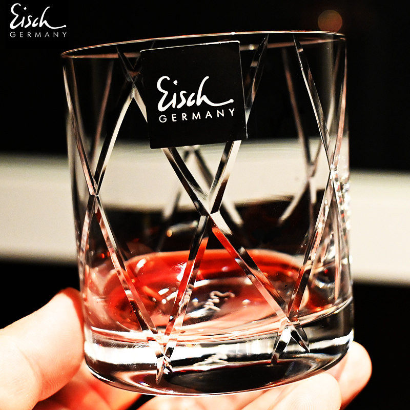 德国Eisch进口水晶玻璃杯轻奢高级感威士忌洋酒杯透明古典水杯子
