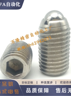 球头柱塞BSZF3 4 5 6 8 10 12 16定位珠重载型  精密自动