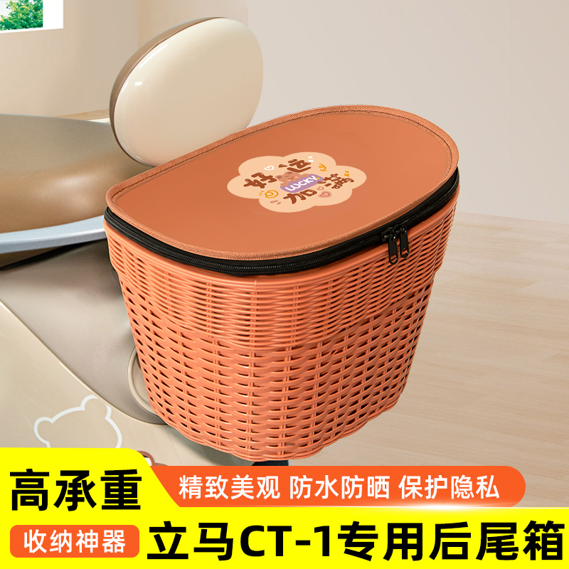 立马新国标CT1/CT-一1电瓶电动车专用后备箱后尾箱储物通用大容量