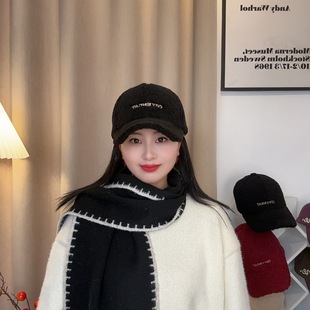 倾心帽饰秋冬新款 帽子女羊羔绒棒球帽加绒加厚显脸小毛绒鸭舌帽男