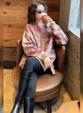 【Linda姐高端线】冬季新款时尚洋气百搭女装印花卫衣AW5SWY0094