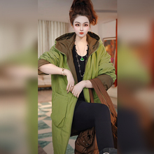 【Linda姐高端线】冬季时尚气质宽松连帽女款棉服外套AF5WMF0390