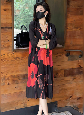 【Linda姐高端线】新款时尚法式气质慵懒复古连衣裙子AA6LYH0006