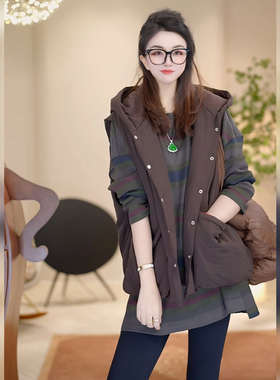 【Linda姐高端线】秋冬时髦高档复古外搭背心马甲马夹AW4WMJ0235