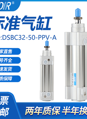 DSBC32-40-50-100-125-175-150-200-300-350-400-500-PPVA-N3气缸
