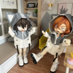 中原中也/太宰治ob11整娃文豪野犬公仔手办生日礼物BJD人偶送朋友