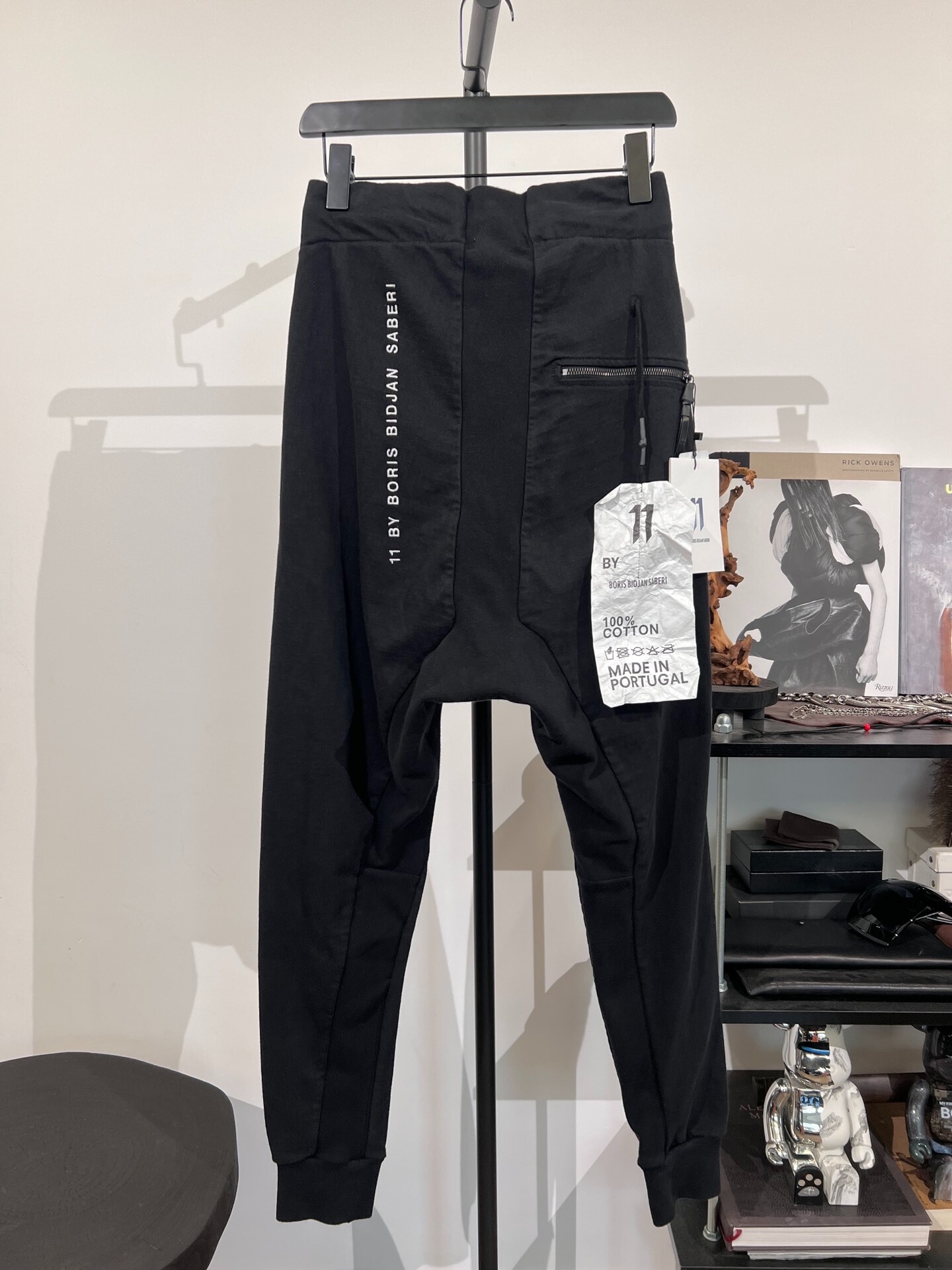 Boris Bidjan Saberi 11 Cuffed Sweatpants — front