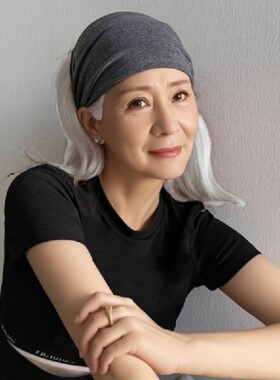 听谷超宽边发带遮发吸汗