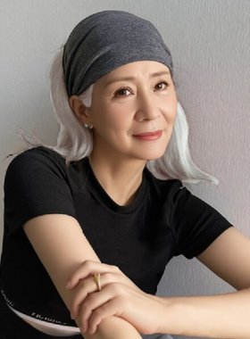 听谷超宽边发带遮发吸汗