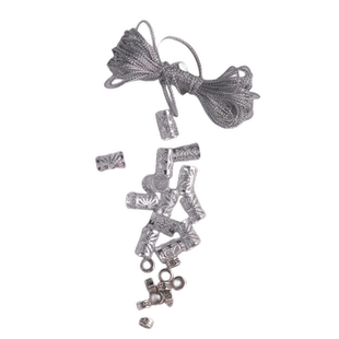 脏辫发扣辣妹甜酷风个性绑头发饰头绳少女辫子编发扣夹造型固定器