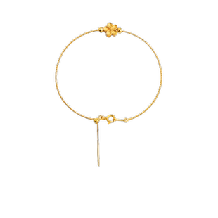 万多功能手镯手链穿黄金绳极细插针式串珠diy可调节素圈首配饰女