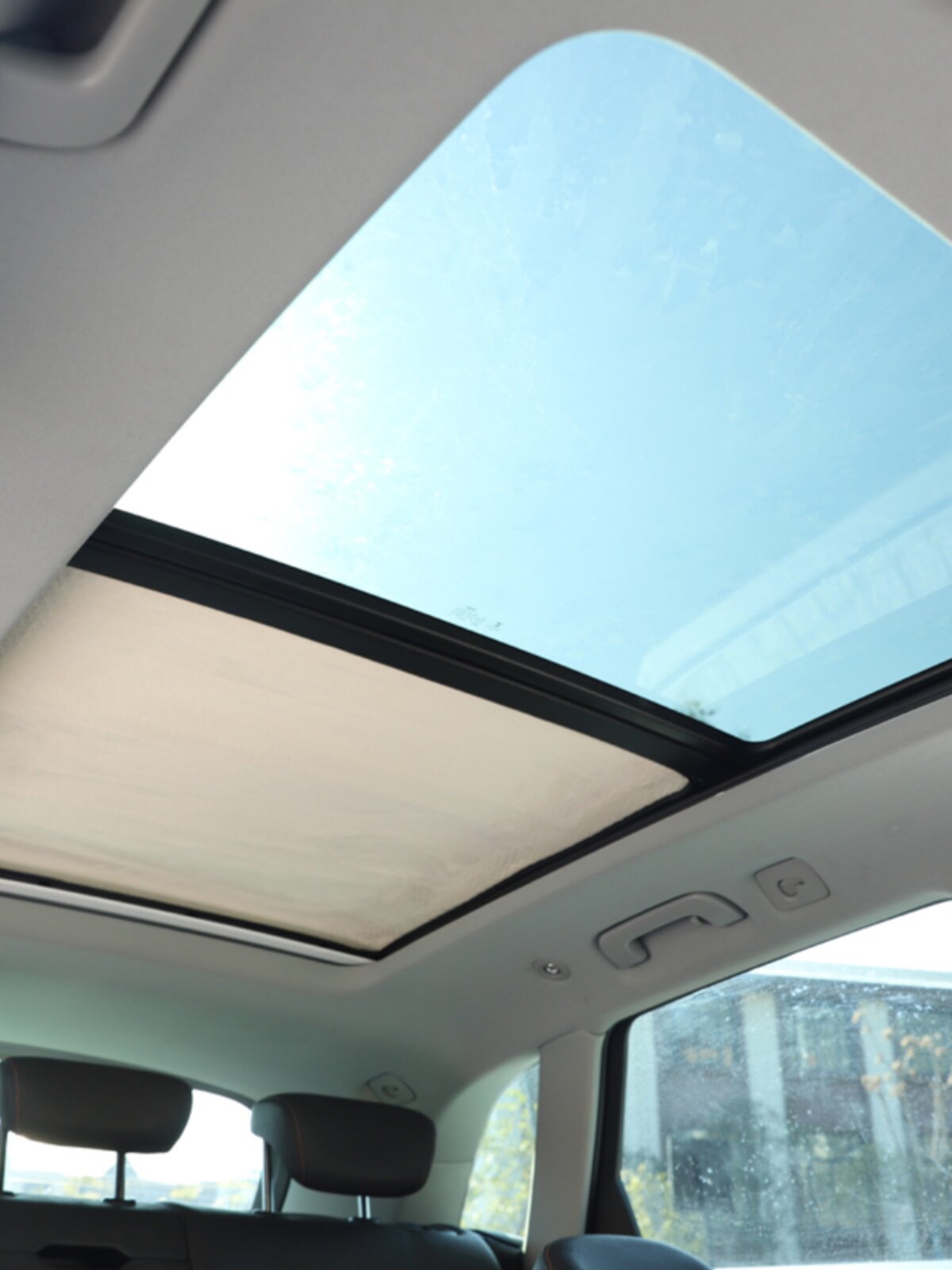 定制现代IX25名图35途胜达L索8库斯途专用遮阳挡全景天窗绒面防晒