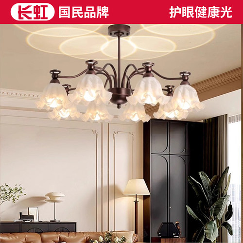 中古风客厅吊灯2025新款大厅主灯