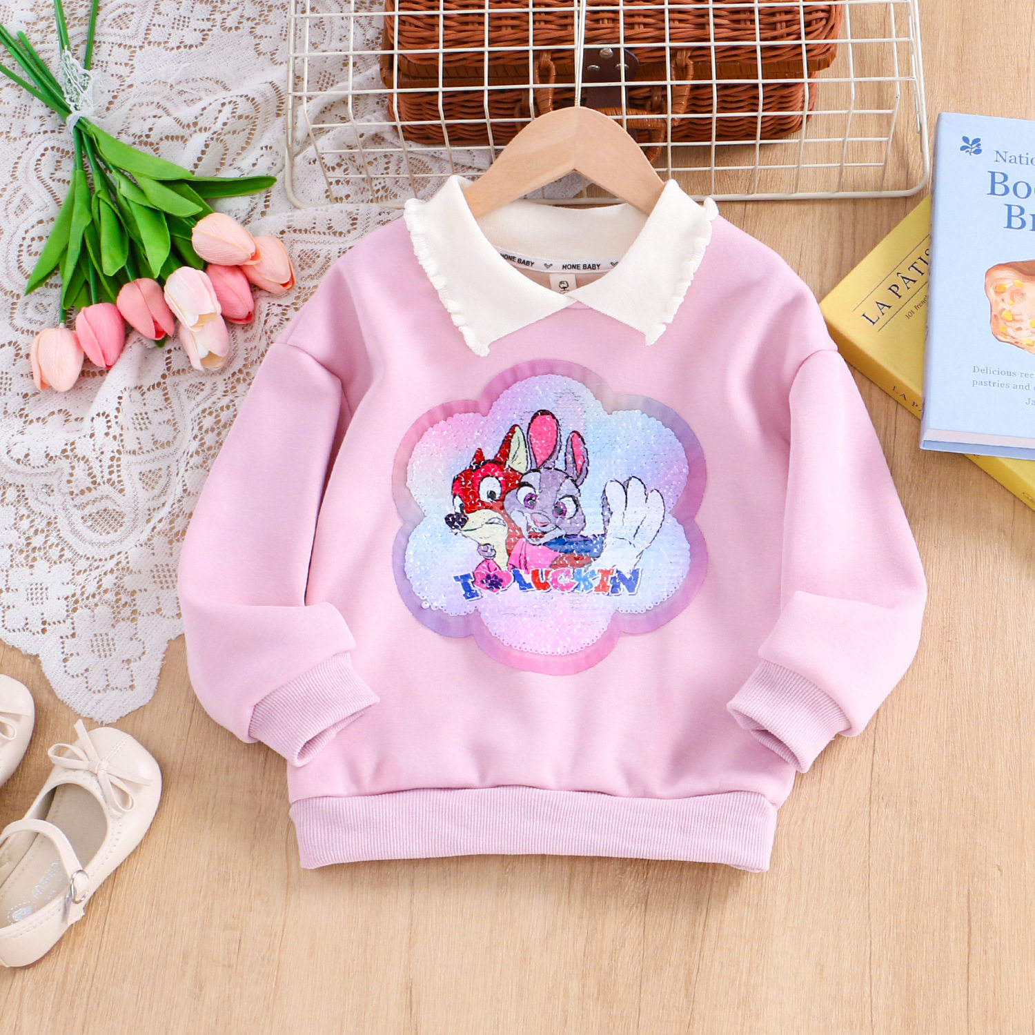 女童卫衣儿童春秋季卫衣亮片可翻面圆领套头衫上衣女孩子上学长袖,童装/婴儿装/亲子装,卫衣/绒衫,淘宝优惠券,粉丝福利购,淘宝优惠卷