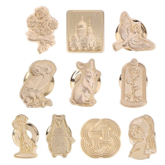 creative special shape wax seal stamps retro antique sealing