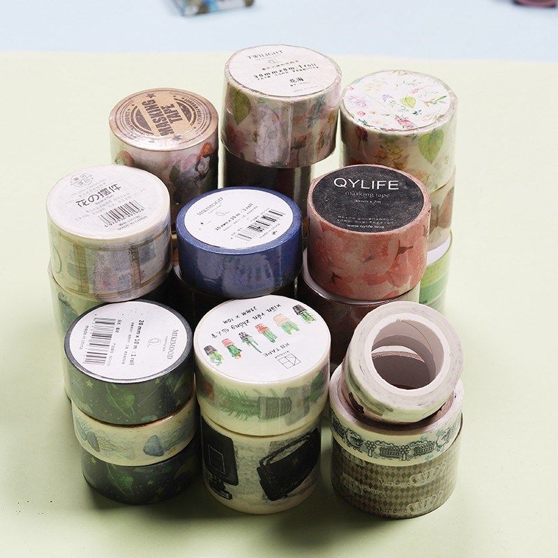 30pcs/set japanese cute random washi tape sets scrapbooking