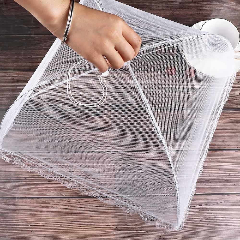 1 pc household anti mosquito fly resistant lace net foldable