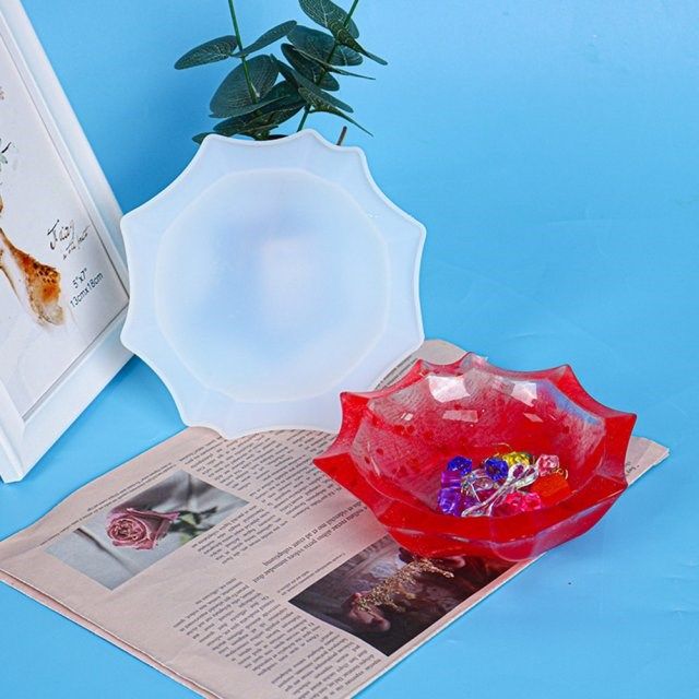 decagon silicone storage tray mould for epoxy resin casting