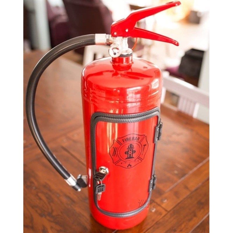 fire extinguisher mini bar novelty wine wine storage box cre