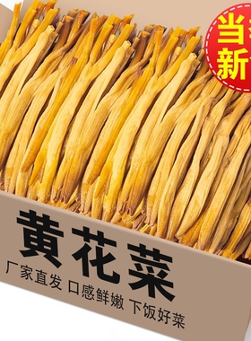 黄花菜干货新货无硫金针菜非特级新鲜干黄花菜商用餐饮土特产批发