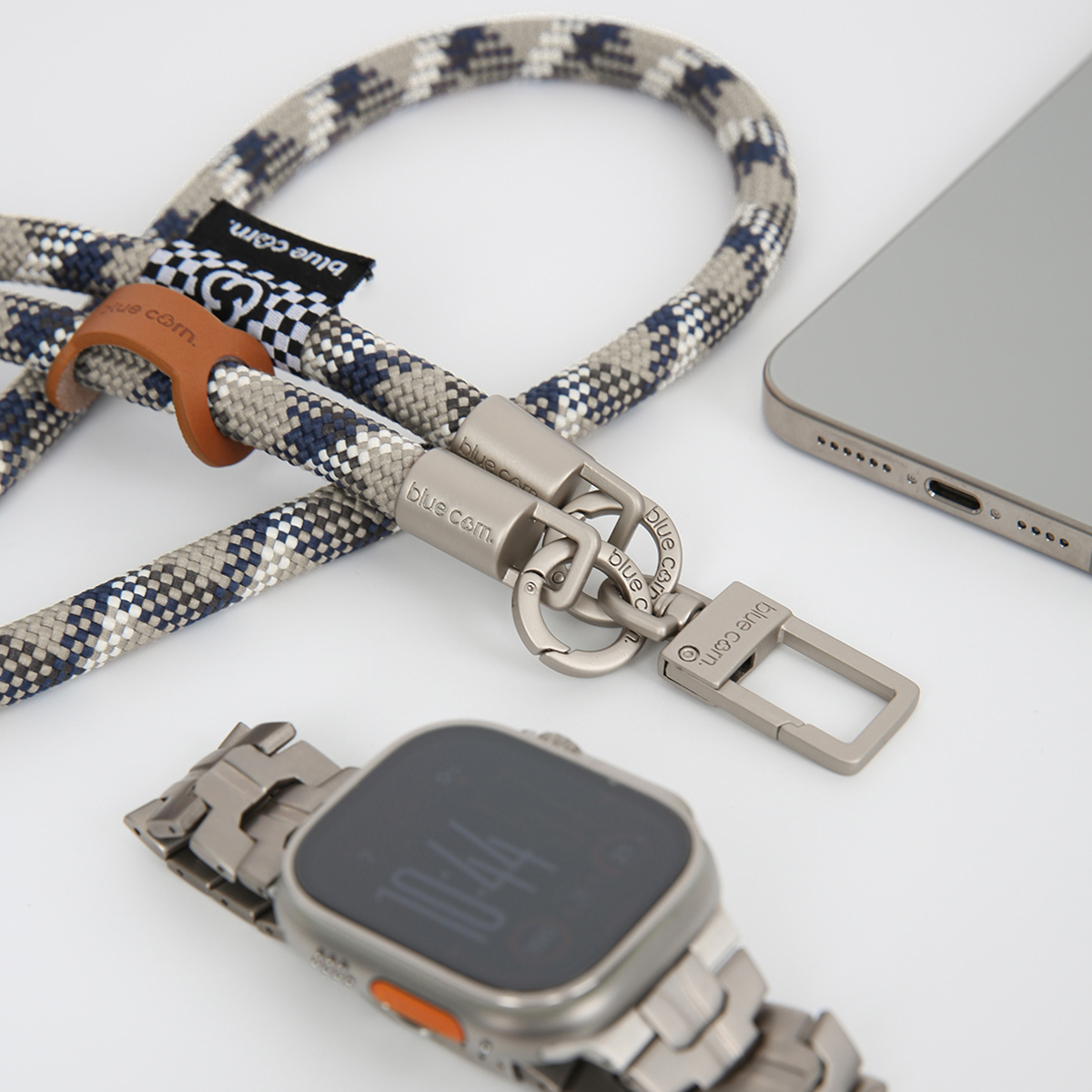 Bluecorn原创钛色手机挂绳