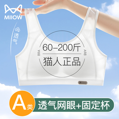 猫人二三阶段运动防震内衣胖mm