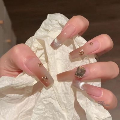 美拉德风穿戴甲美甲CIGL纯手工