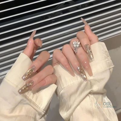 纯手工穿戴甲美甲CIGL手工甲片