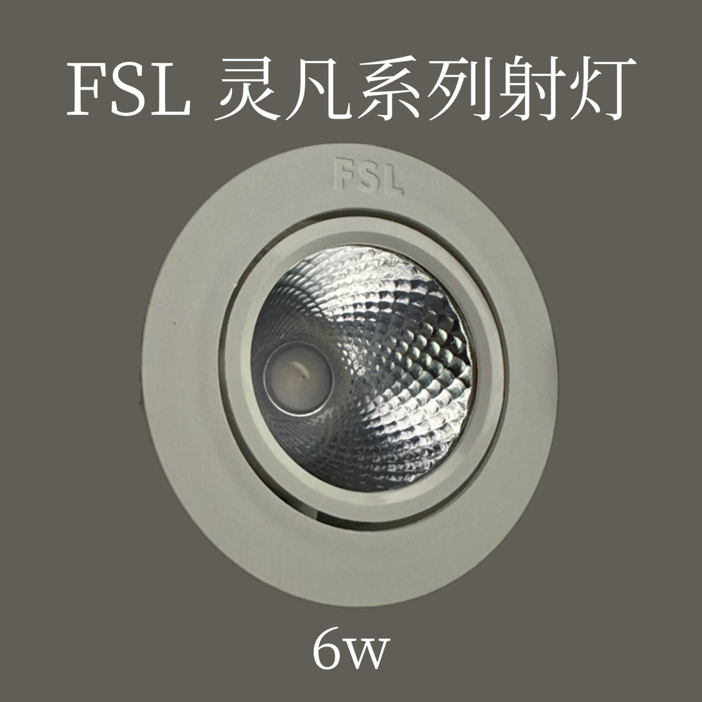 FSL-佛山照明 6w-9w灵凡系列天花射灯