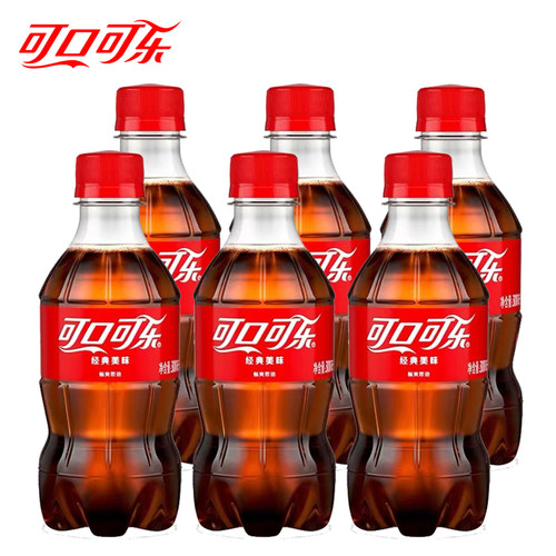 可口可乐有糖300ml*6瓶