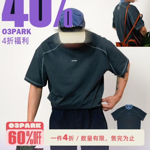 [4折短袖任选专区]O3PARK男装