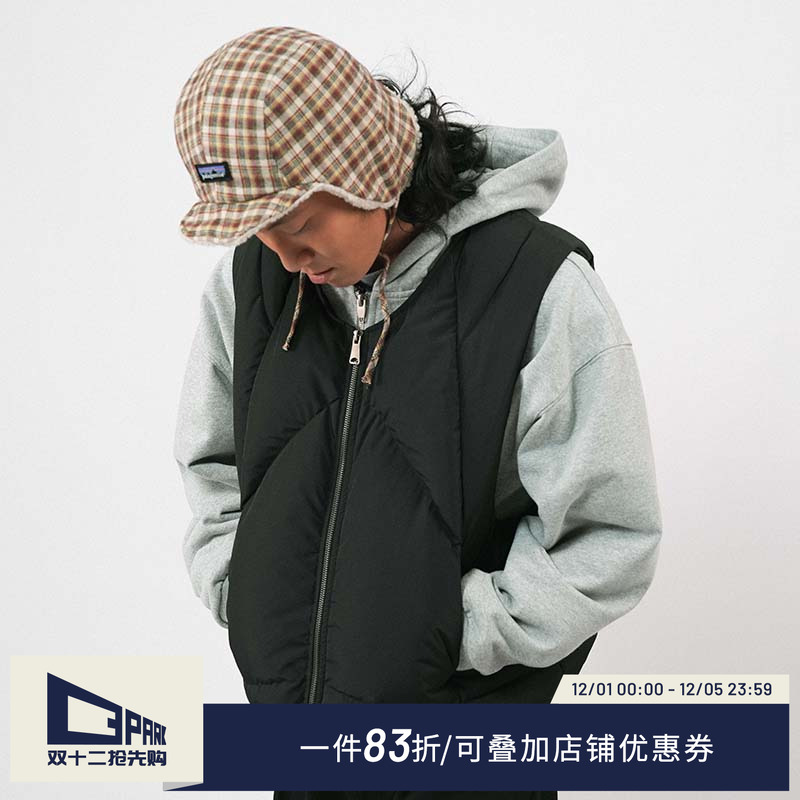 白鸭绒羽绒马甲o3park短款