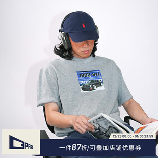 TOY O3PARK夏季 宽松百搭 索洛纳速干凉感短袖 911跑车印花T恤 新款