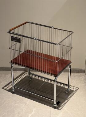 #ININ双层移动脏衣篮大容量杂物收纳筐浴室衣服高颜值轻奢MR·ins