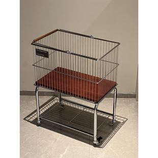 #ININ双层移动脏衣篮大容量杂物收纳筐浴室衣服高颜值轻奢MR·ins