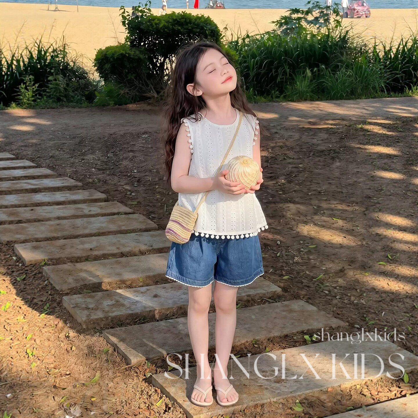 青少年女装学生初中生搭配套装短裤12岁女孩衣服夏季2026新款童装