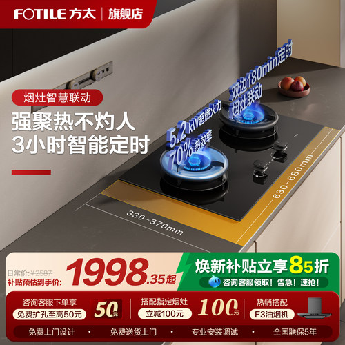 方太独立定时猛火灶TE21