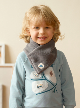 Petite Revery加拿大小云朵儿童围巾秋冬宝宝围脖防风保暖护颈