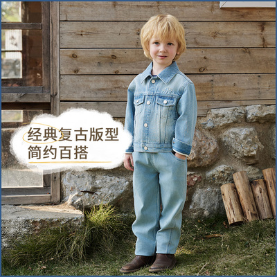 PetiteRevery儿童复古牛仔外套