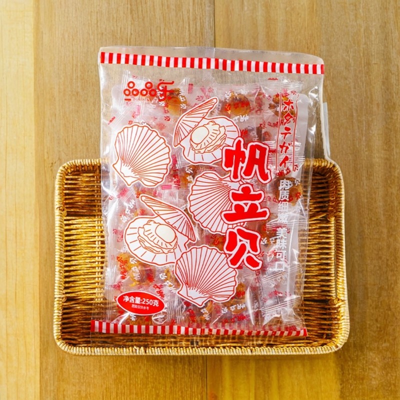 闽南特产品品独立包装250g网红休闲零食开袋即食微辣小吃风干干贝