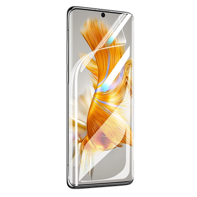 适用华为mate50pro手机膜华mete50e钢化水凝膜m50por全屏mt手mat新款meta软p全包曲面覆盖rs保时捷meat官方壳