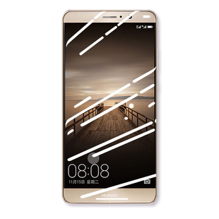 适用华为mate9钢化膜mete9手机膜mata9魅特9全屏mt全覆盖m防爆nate美特meite屏保mat保护mha一al00aloo贴膜壳