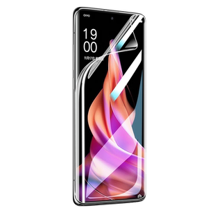 适用opporeno9手机膜opporone9pro水凝膜opoo9reno曲屏ooporeno钢化膜opporenno人opporeon/oppreno/opppreno