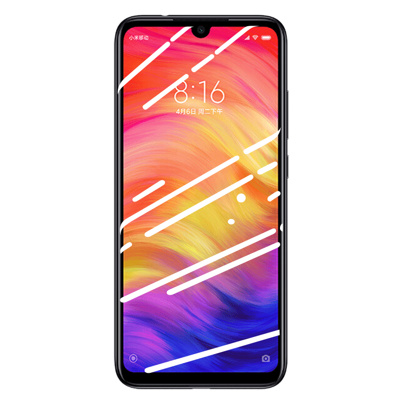 适用红米note7钢化膜小米7pro手机膜redminote7por全屏redmi防蓝光noto防摔not原装nont全包保护高清刚化贴膜