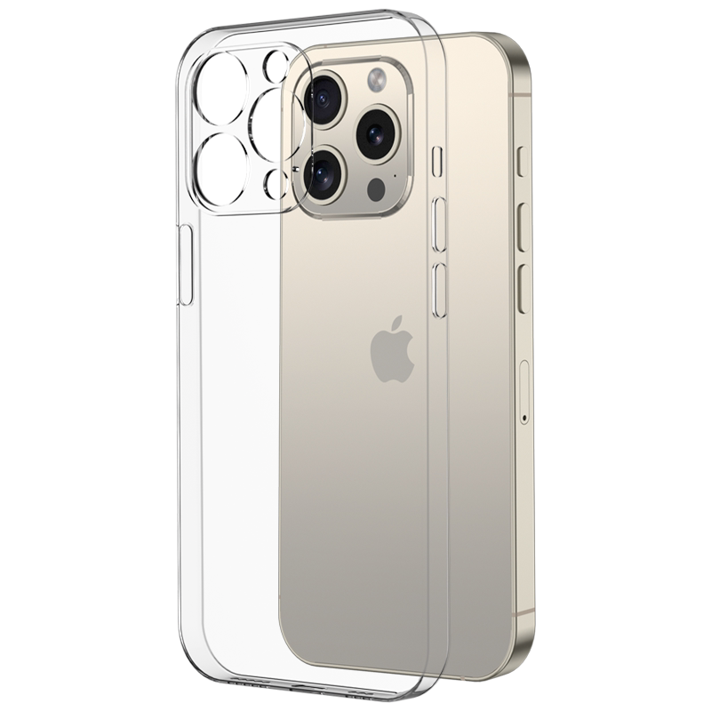 云曼丰适用苹果15pro手机壳15iphonepro送钢化膜iohone透明iphonr硅胶ihone萍果iphong iphobe iphon iphome