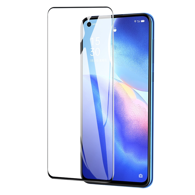 云曼丰适用opporeno5钢化膜reno5k5g手机膜opporen55g全屏opporone/oppo保护pro/opreno0pp0pporeno5opopreno