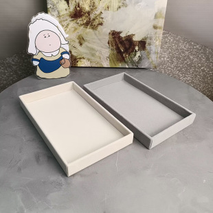 梳妆台亚克力抽屉内置绒盒耳环耳钉项链发手饰品绒布首饰手表托盘