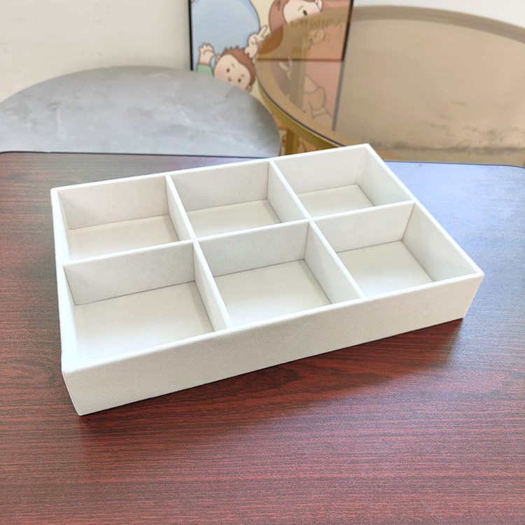 米绒布首饰加高托盘手镯吊牌分类盘手链手串珠摆放拍照饰品配件盒